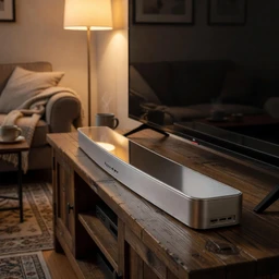 Patternful AI — Recover Hidden Details in Soundbar Photography — Before