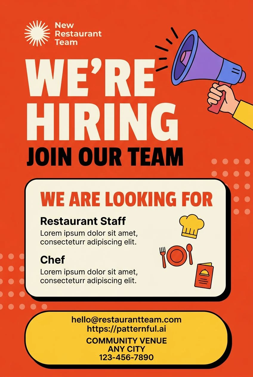 Flyer made in the Marketing Studio