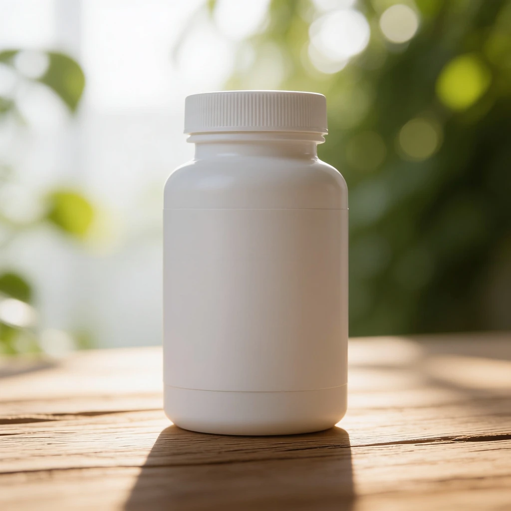 Supplement Bottle Product Photography
