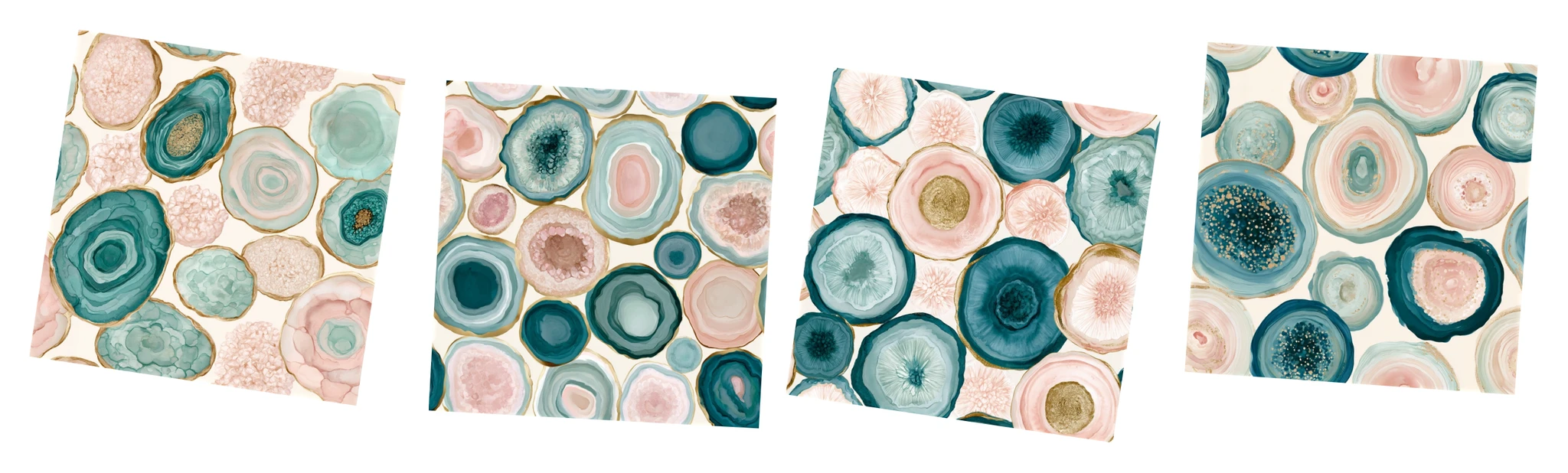 Patternful AI — True Seamless Agate Slice Druzy Repeats