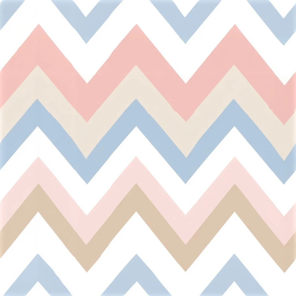 Chevron Stripe Pastel Seamless Pattern