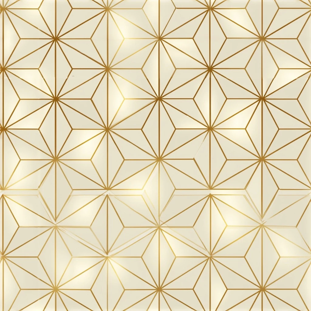 Gold Foil Geometric Line Seamless Pattern