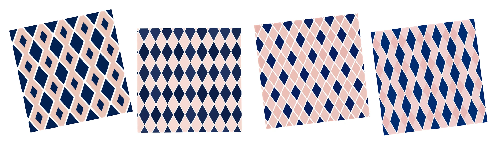 Patternful AI — Truly Seamless Harlequin Diamond Repeats