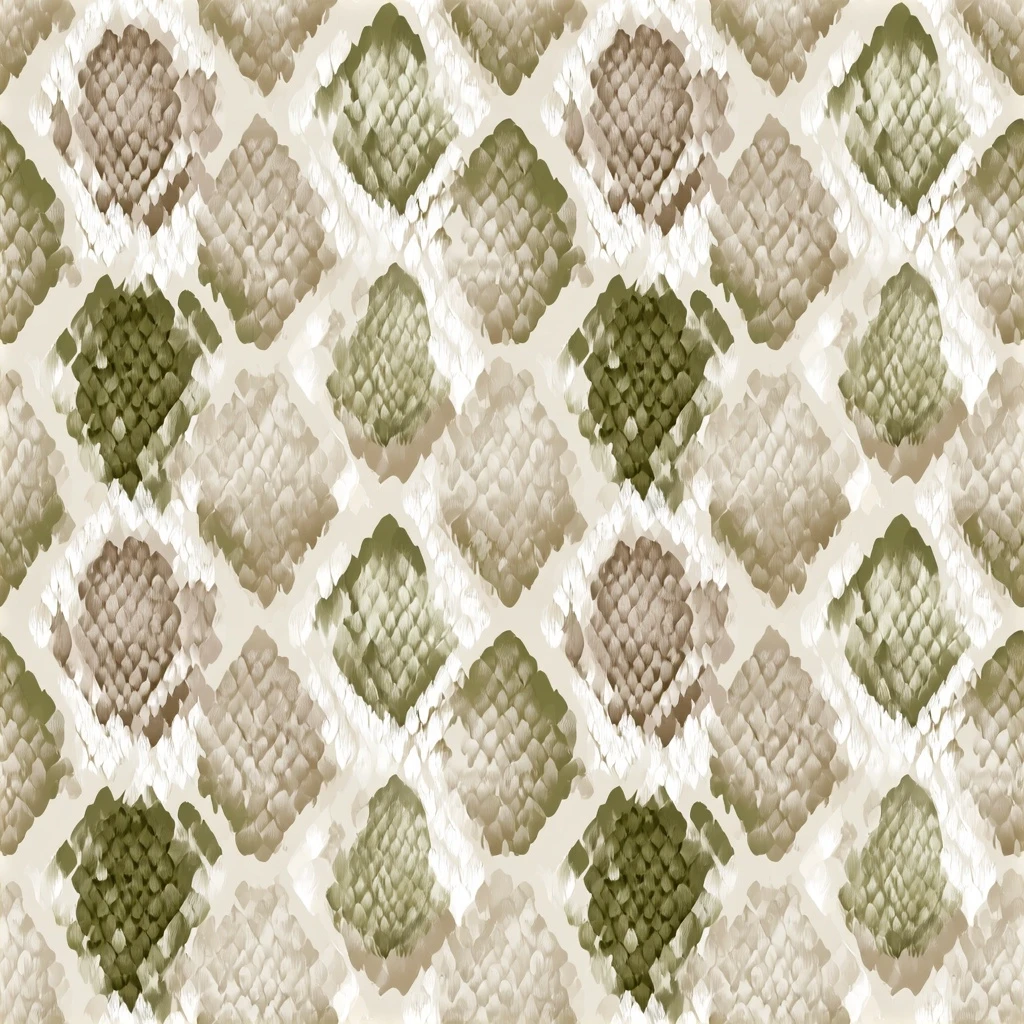 Python Snake Skin Texture Seamless Pattern