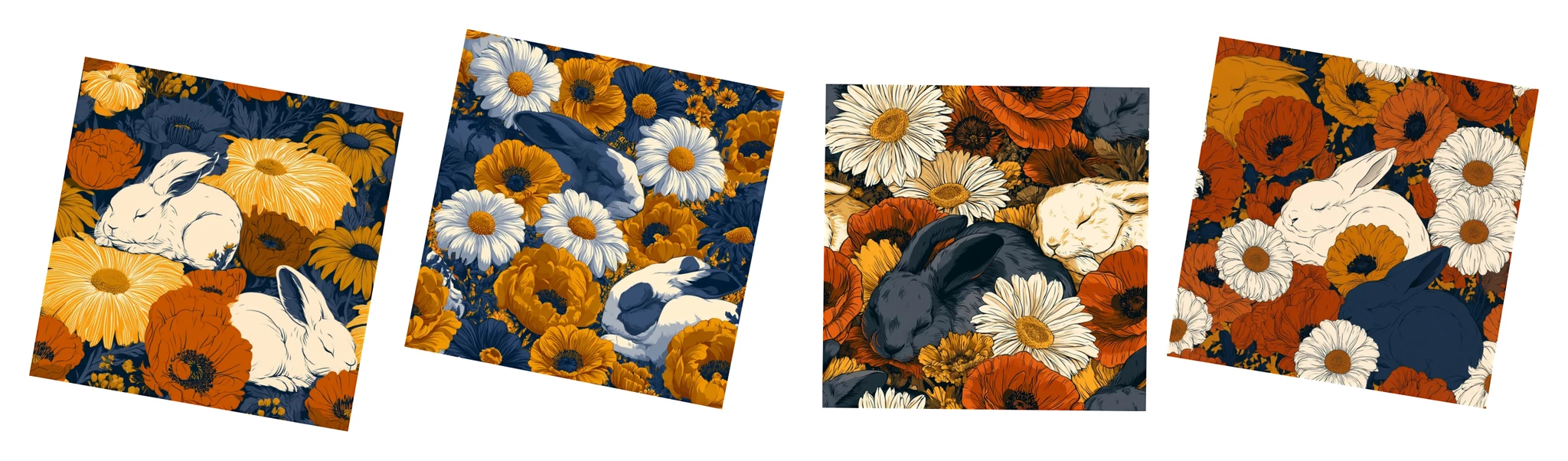 Patternful AI — Endlessly Seamless: Tile-Perfect Bunny Patterns