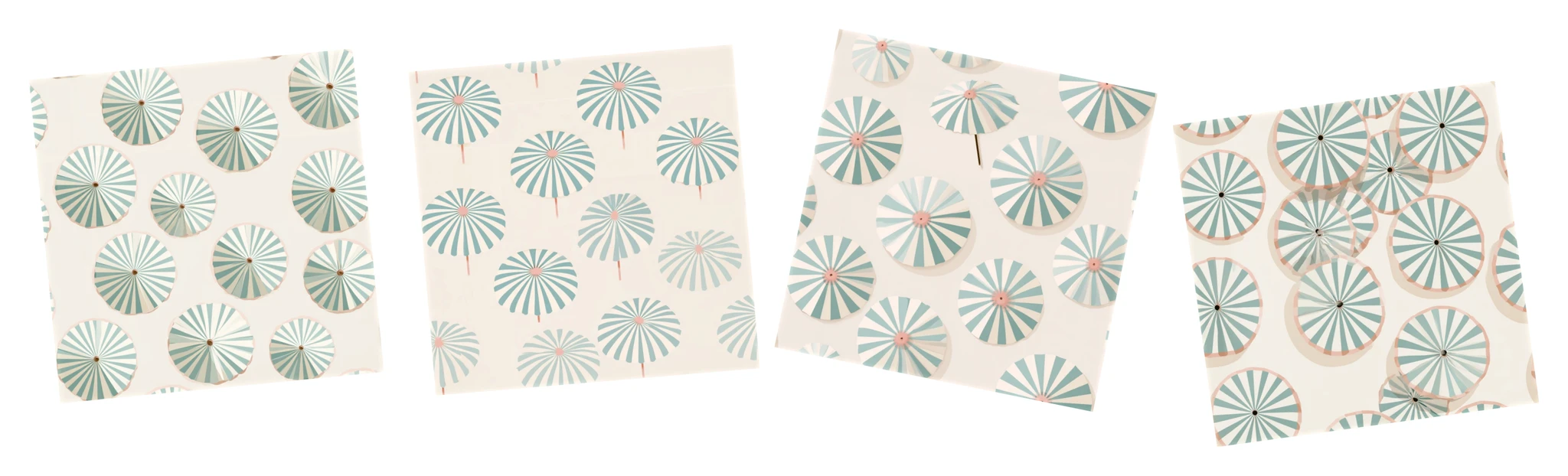 Patternful AI — Effortlessly Seamless Summer Beach Umbrellas Repeats
