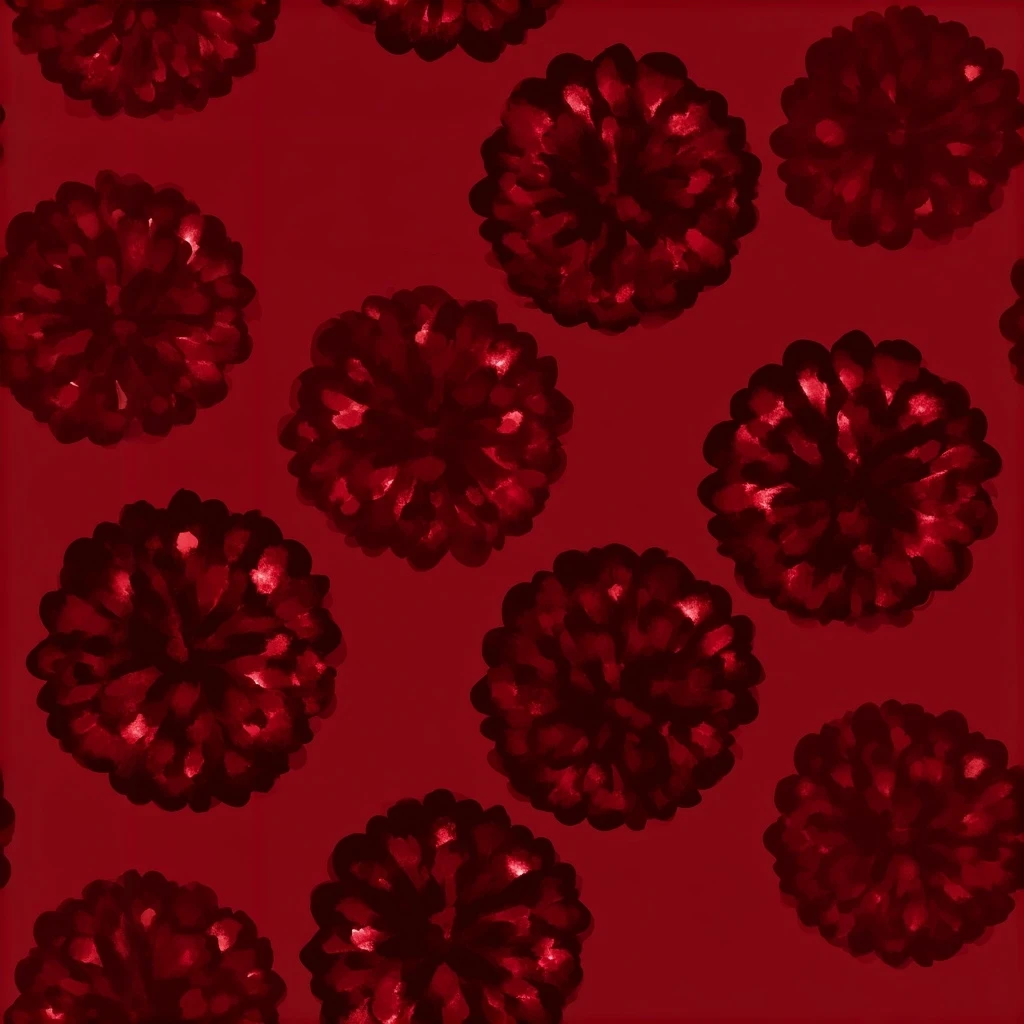 Velvet Texture Deep Red Seamless Pattern