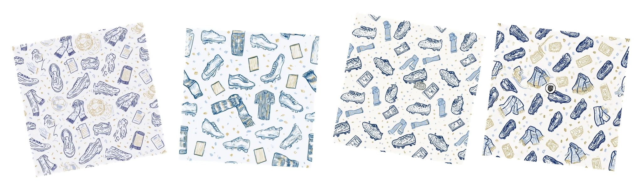 Patternful AI — Authentic Seamless World Cup Doodle Repeats