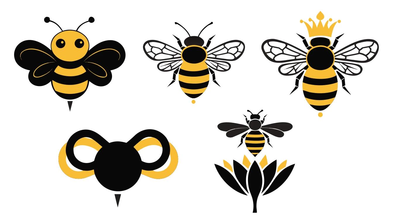 Patternful AI — Versatile Bee Vector Art for Every Project