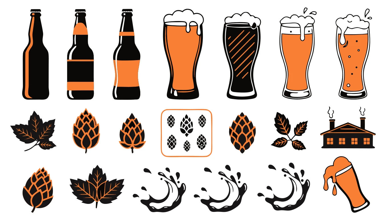 Patternful AI — Fully Editable Beer Vector Files