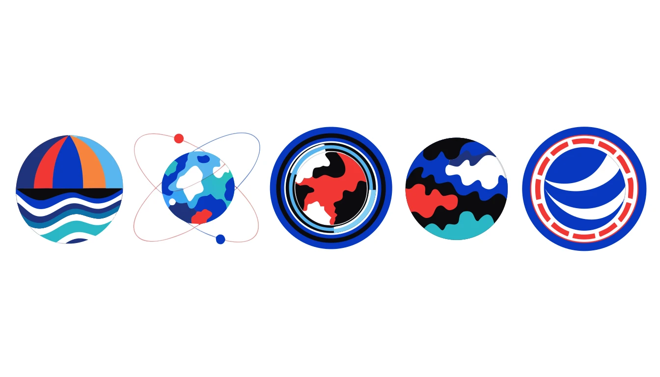 Patternful AI — Endless Blue Planet Possibilities