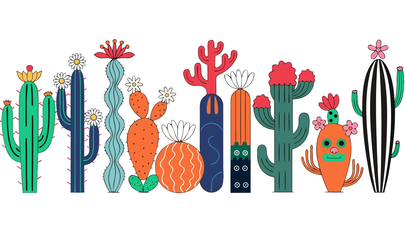 Patternful AI — Endless Cactus Design Variety