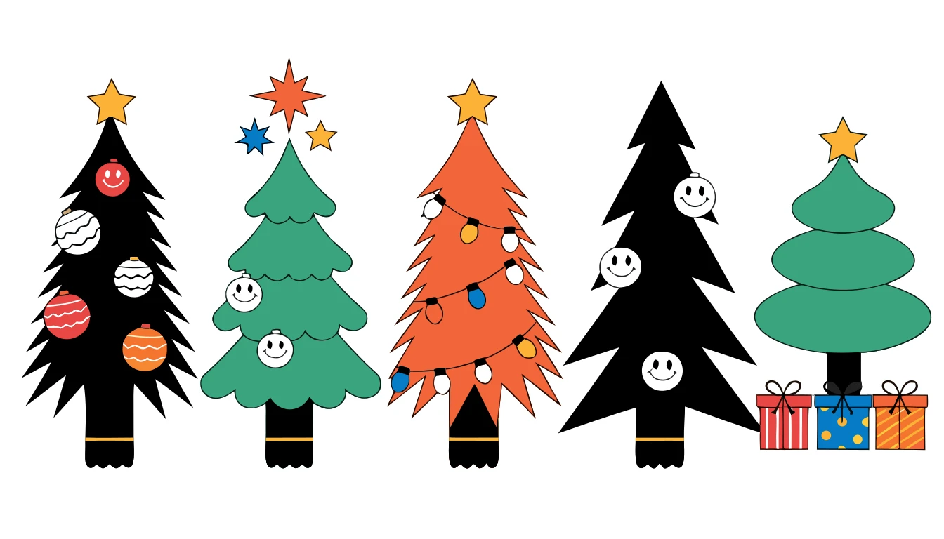 Patternful AI — Fully Editable Christmas Tree Vector Files for Designers