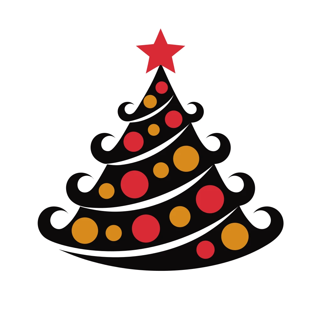 Christmas Tree Vector Art