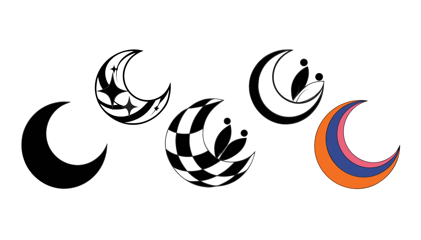Patternful AI — Versatile Crescent Designs for Every Project