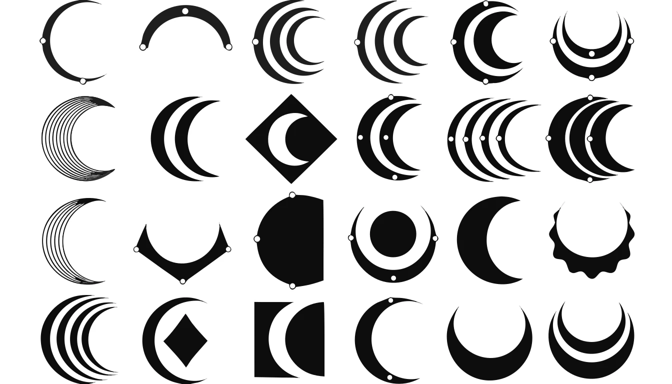 Patternful AI — Fully Editable Crescent Vector Files