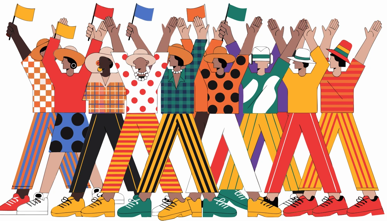 Patternful AI — Versatile Crowd Cheering Designs for Every Occasion