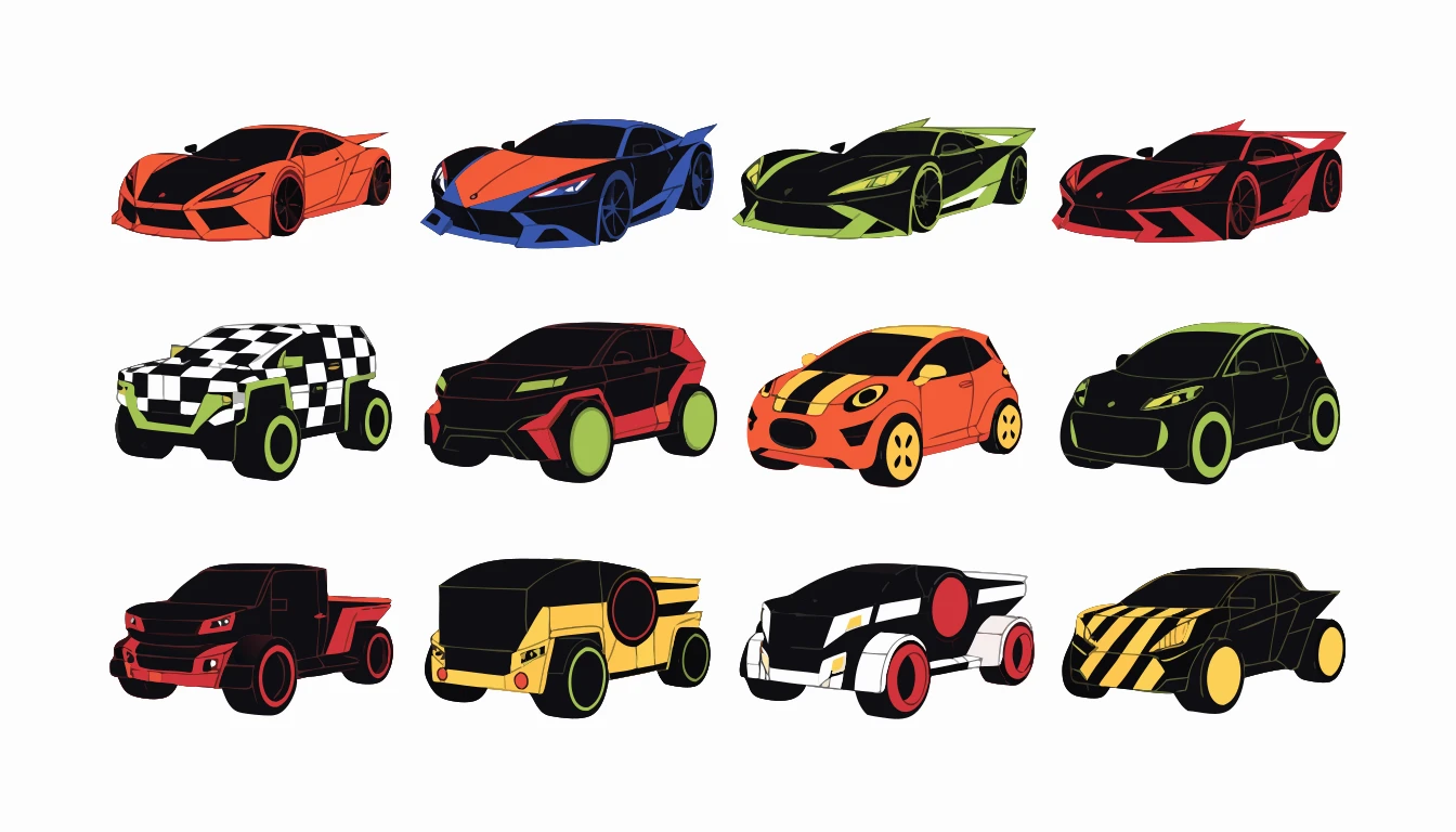 Patternful AI — Endless Cyber Car Design Possibilities
