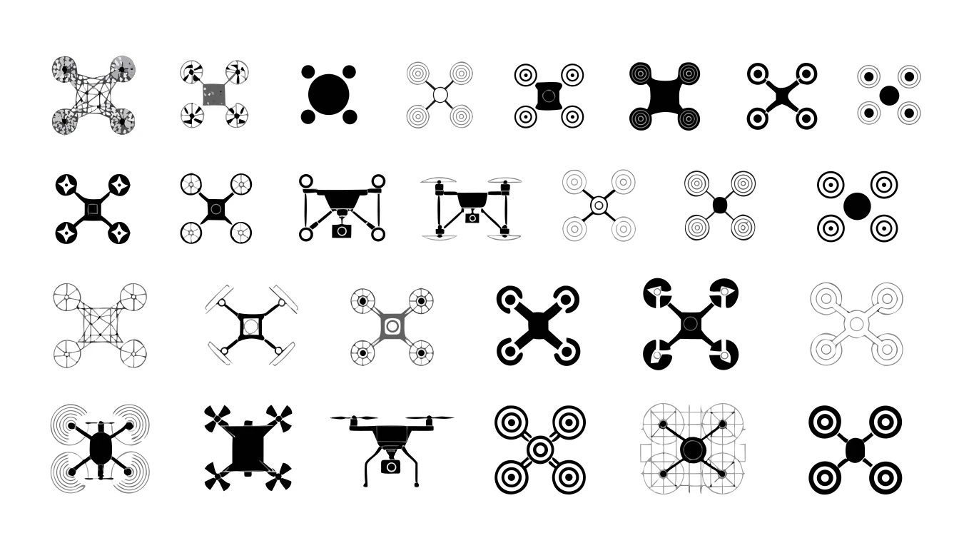 Patternful AI — Fully Editable Drone Vector Files