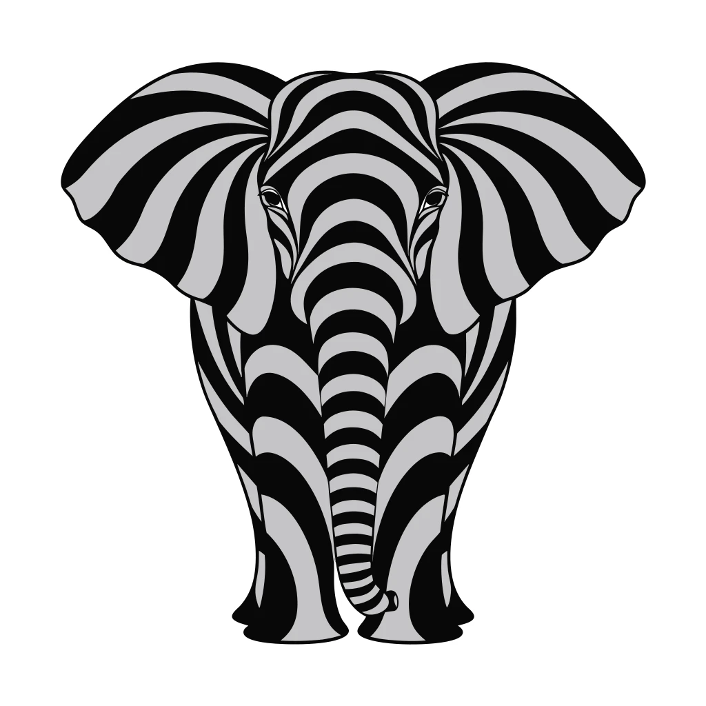 Elephant Vector Art