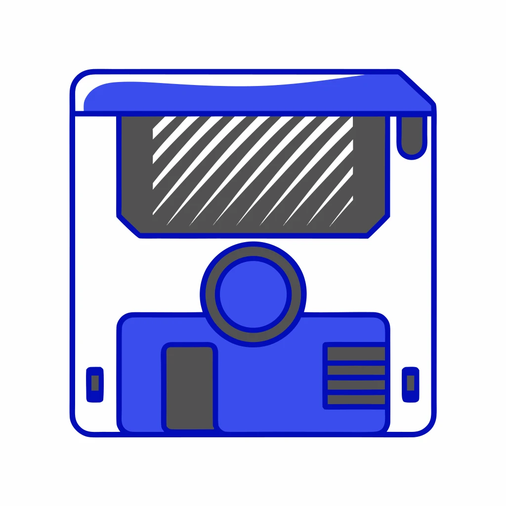 Floppy Disk Vector Art