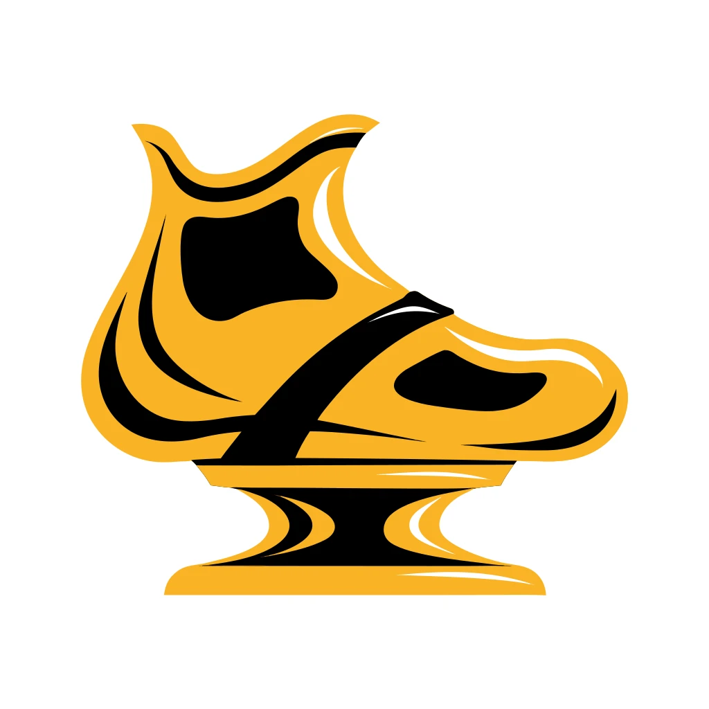 Golden Boot Vector Art