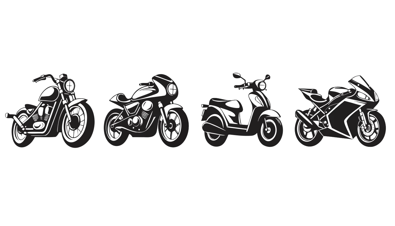 Patternful AI — Fully Editable Motorcycle Vector Files