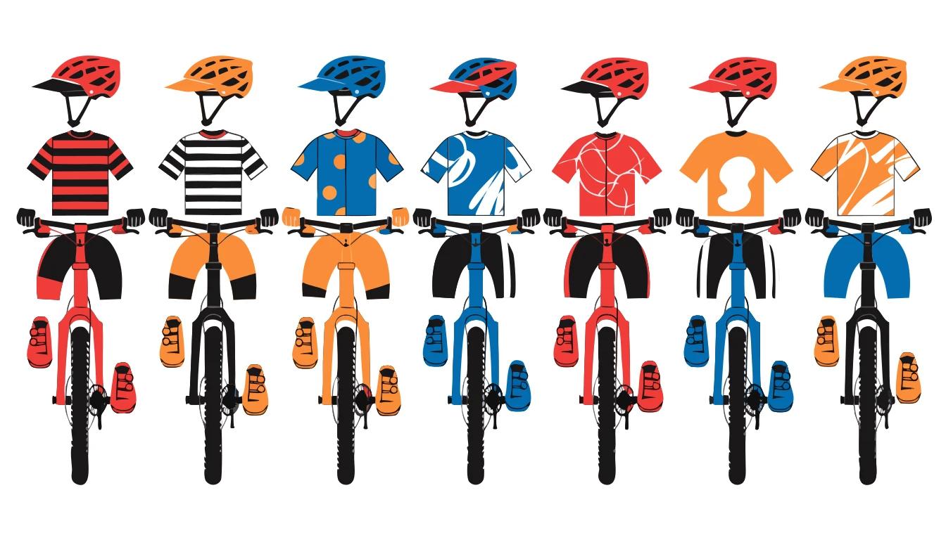 Patternful AI — Versatile Mountain Bike for Cycling Apparel Designs