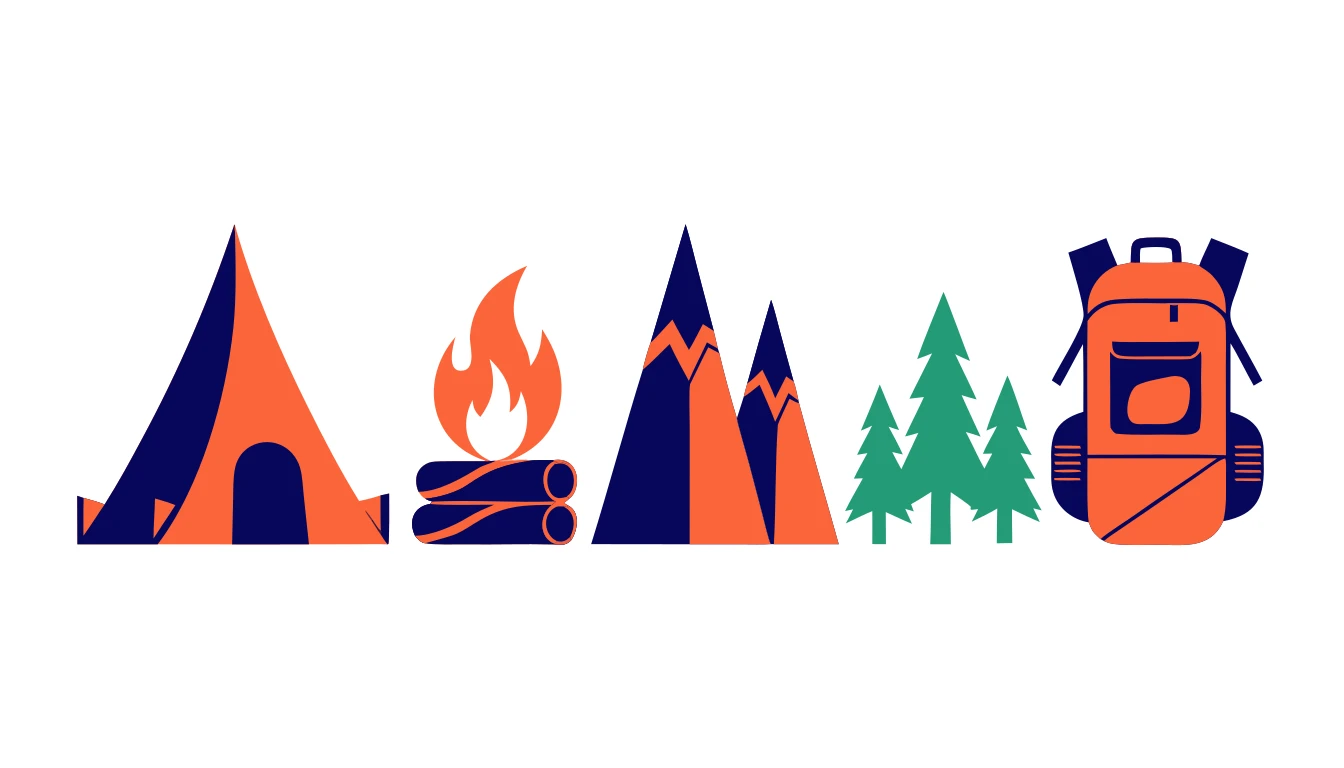 Patternful AI — Versatile Mountain Camping Designs for Every Adventure Brand
