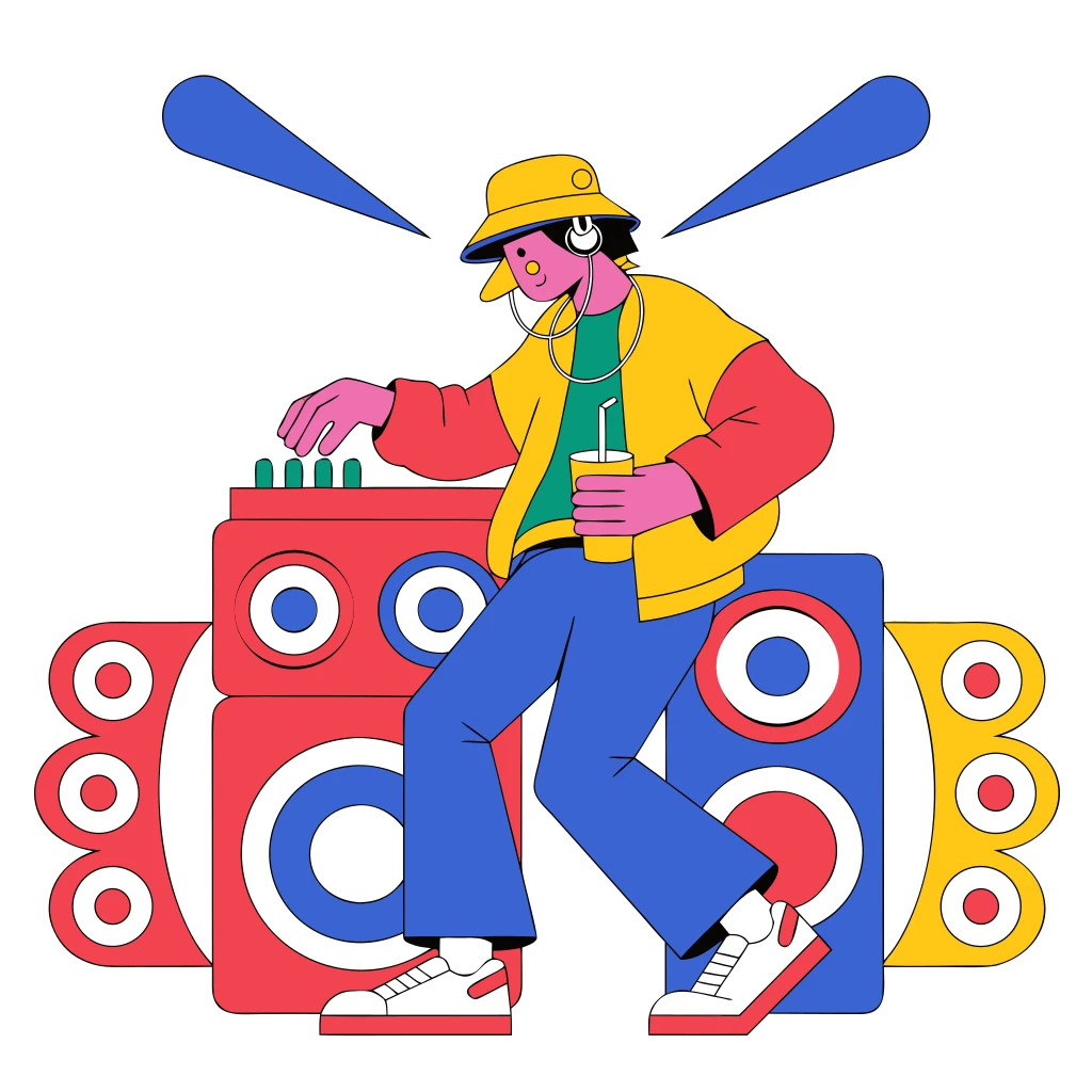 Music Festival Vector Art