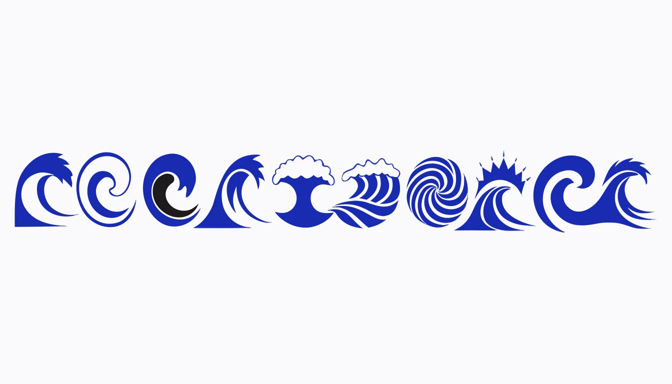 Patternful AI — Versatile Ocean Wave Designs for Every Use