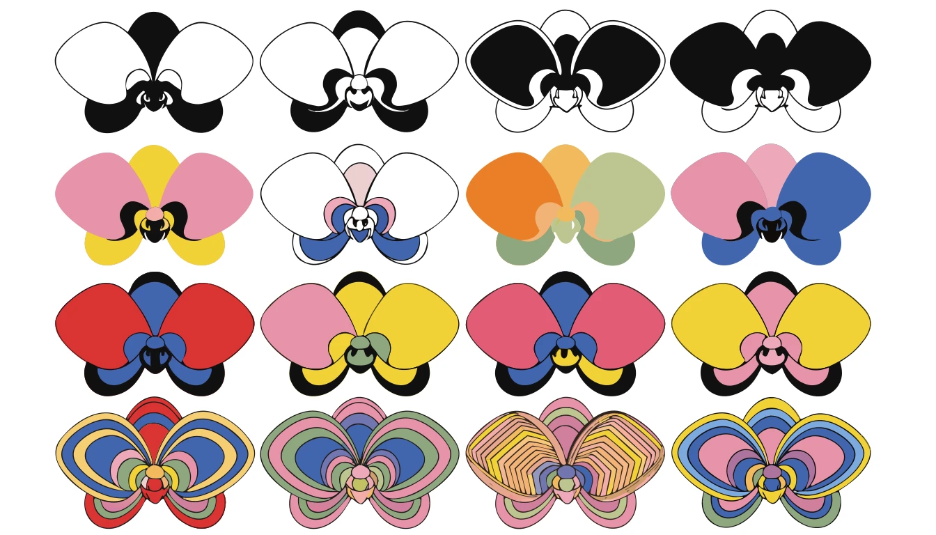 Patternful AI — Customize Orchid Art Styles and Colors Instantly