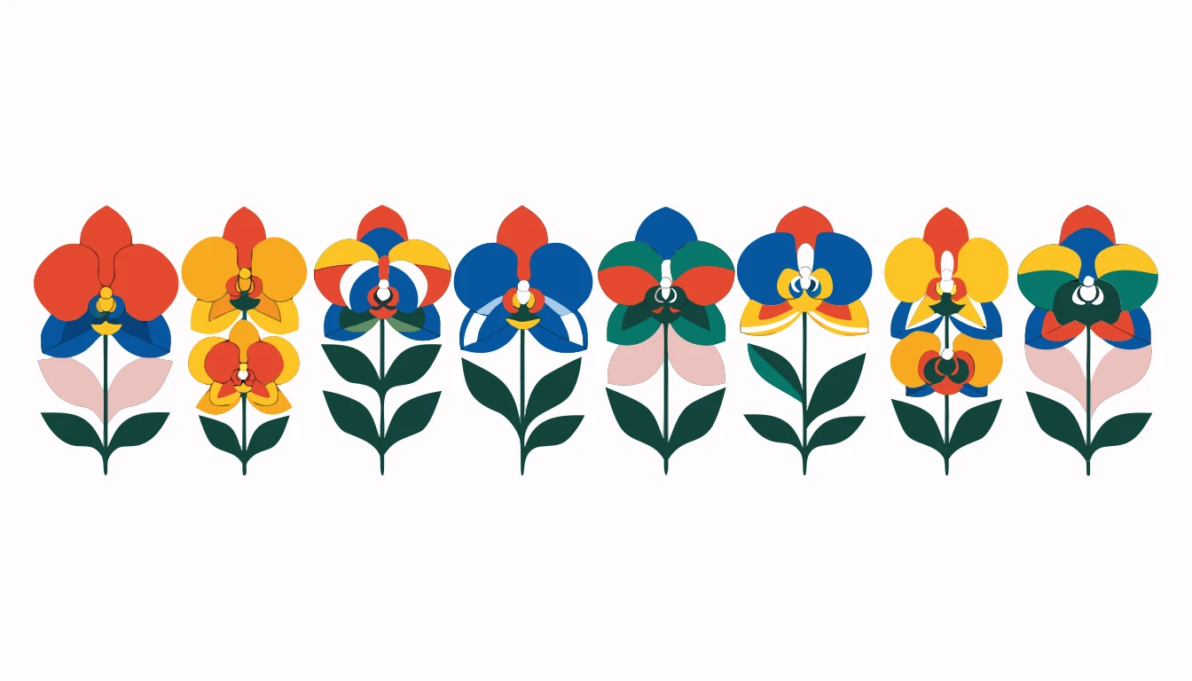 Patternful AI — Editable Orchid Vector Files for Seamless Workflow