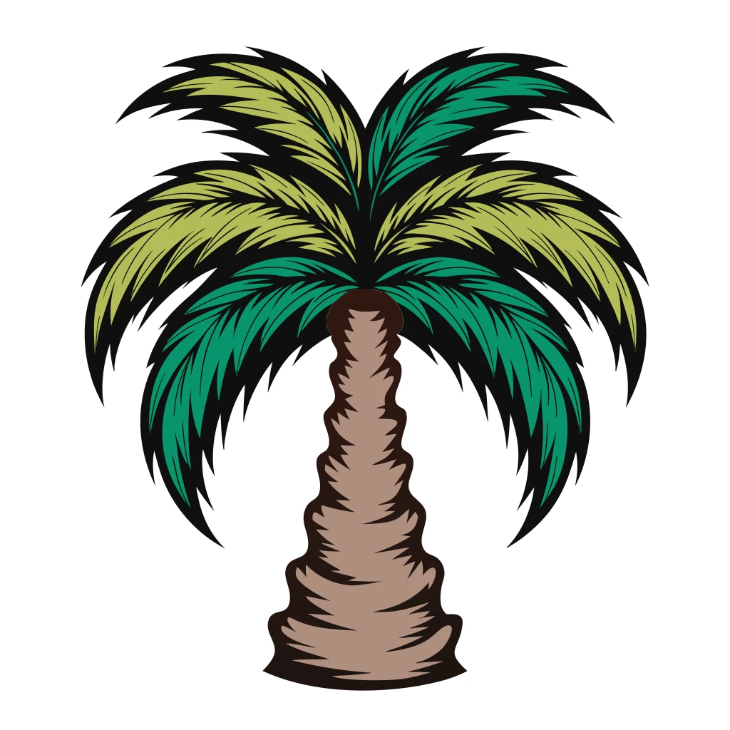 Palm Tree Vector Art