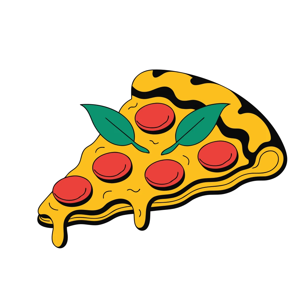 Pizza Slice Vector Art