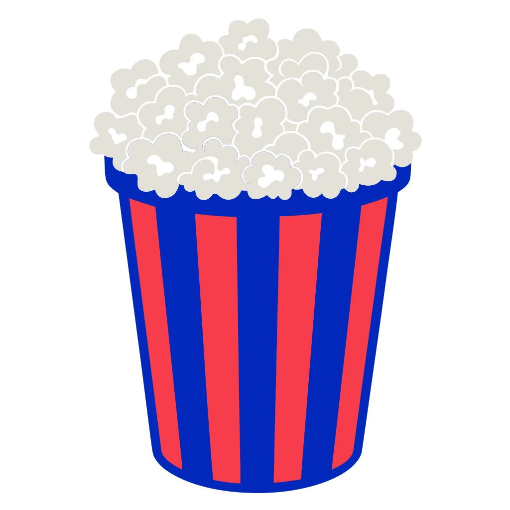 Popcorn Vector Art