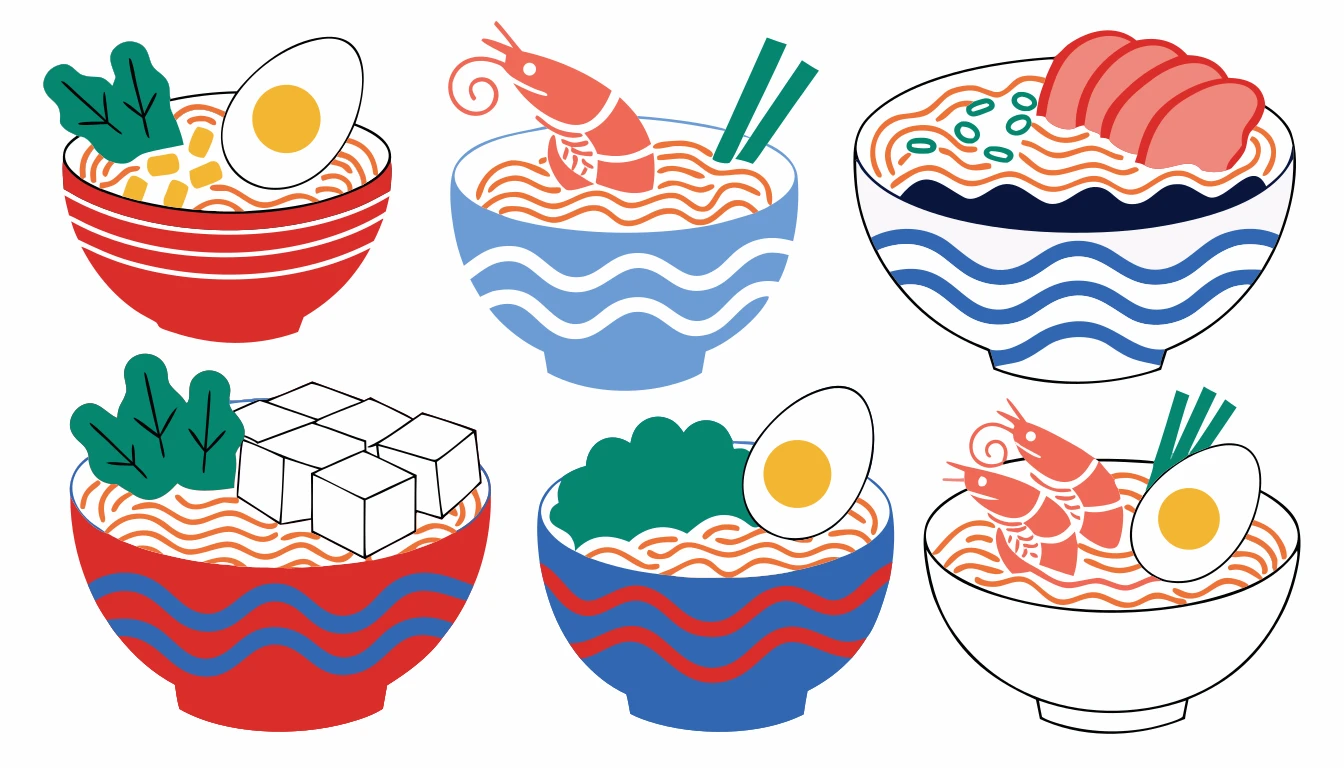Patternful AI — Versatile Ramen Bowl Designs for Every Project