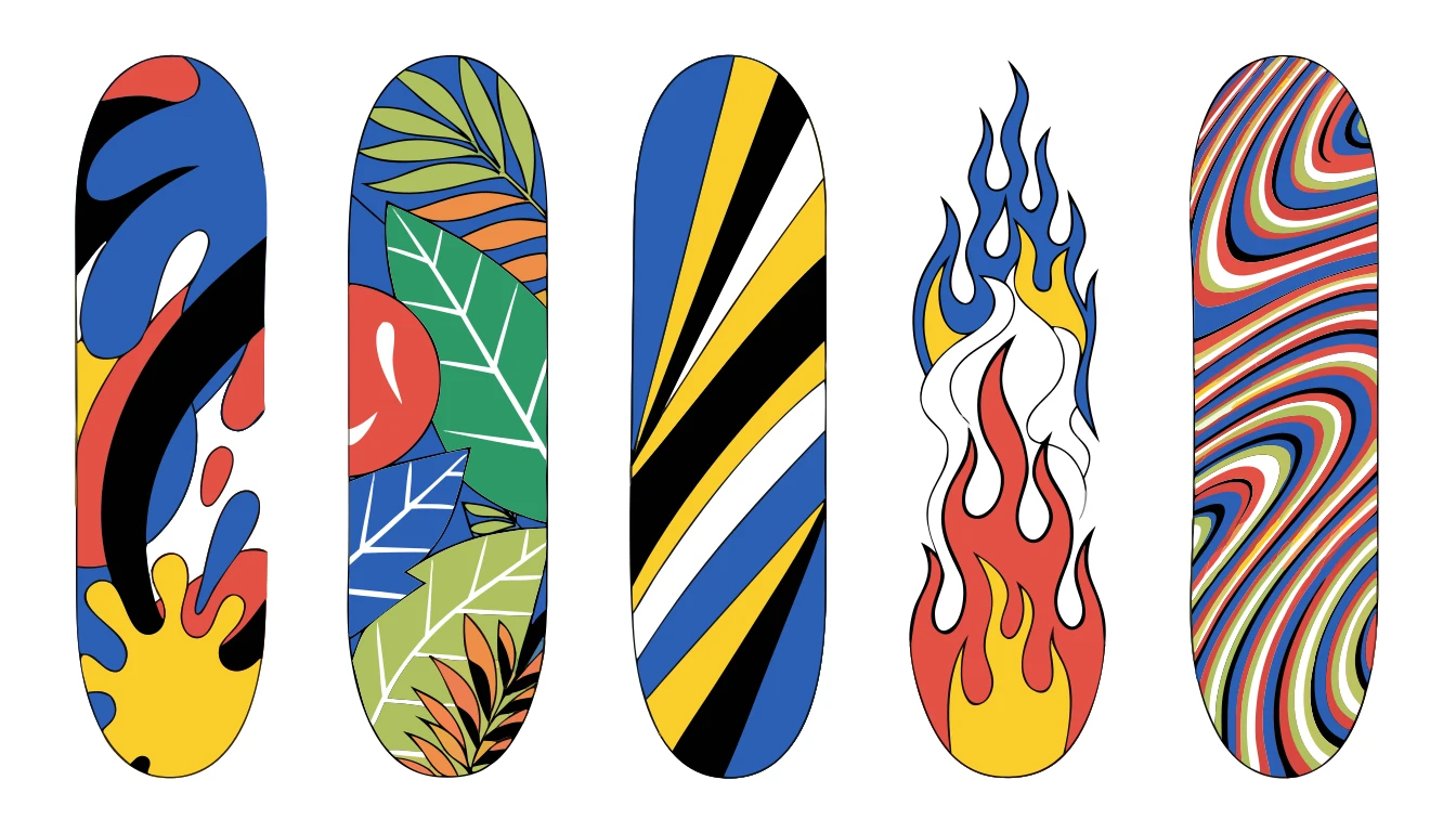 Patternful AI — Endless Skateboard Deck Graphics Variety