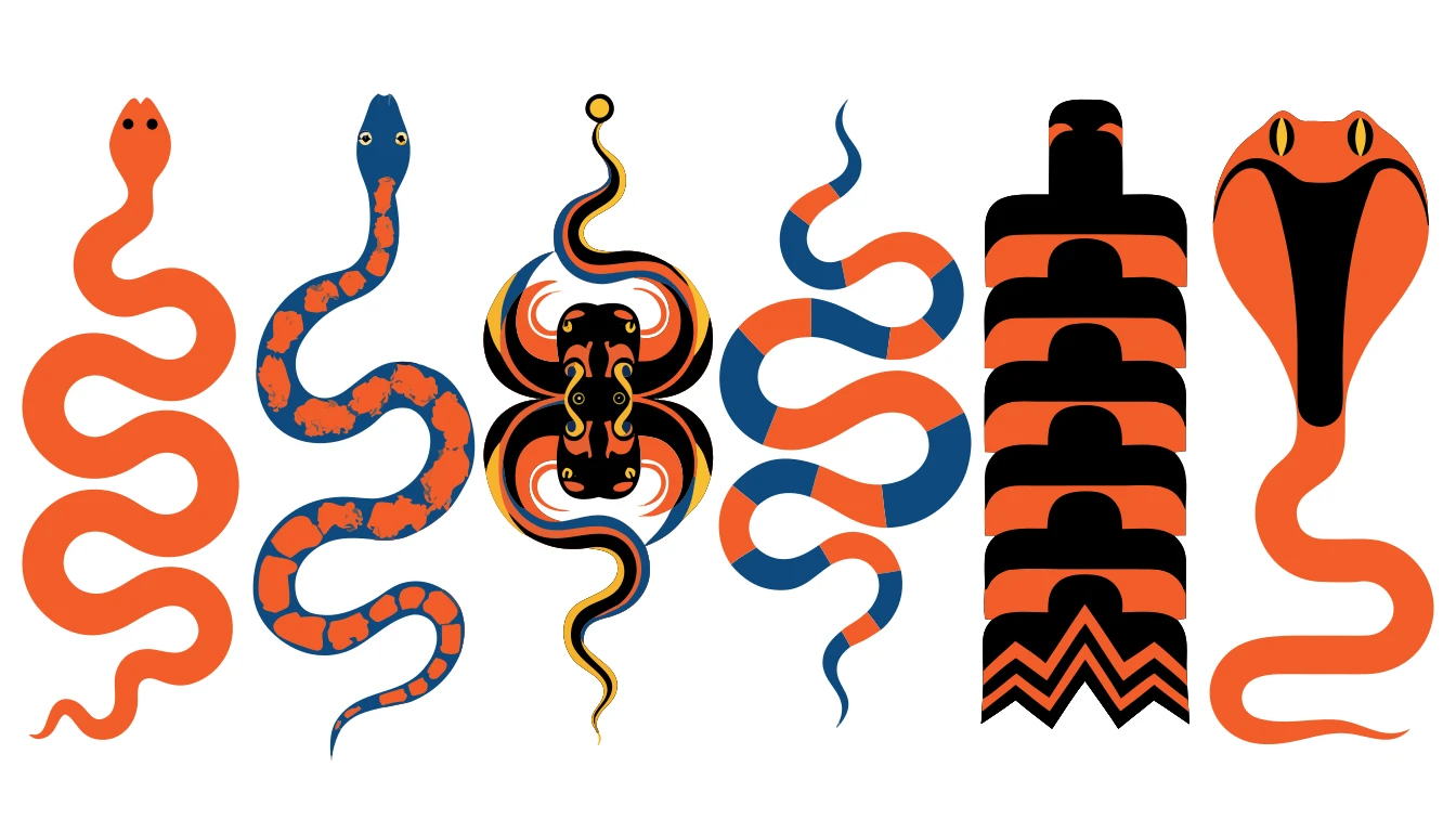 Patternful AI — Versatile Snake Designs for Any Project