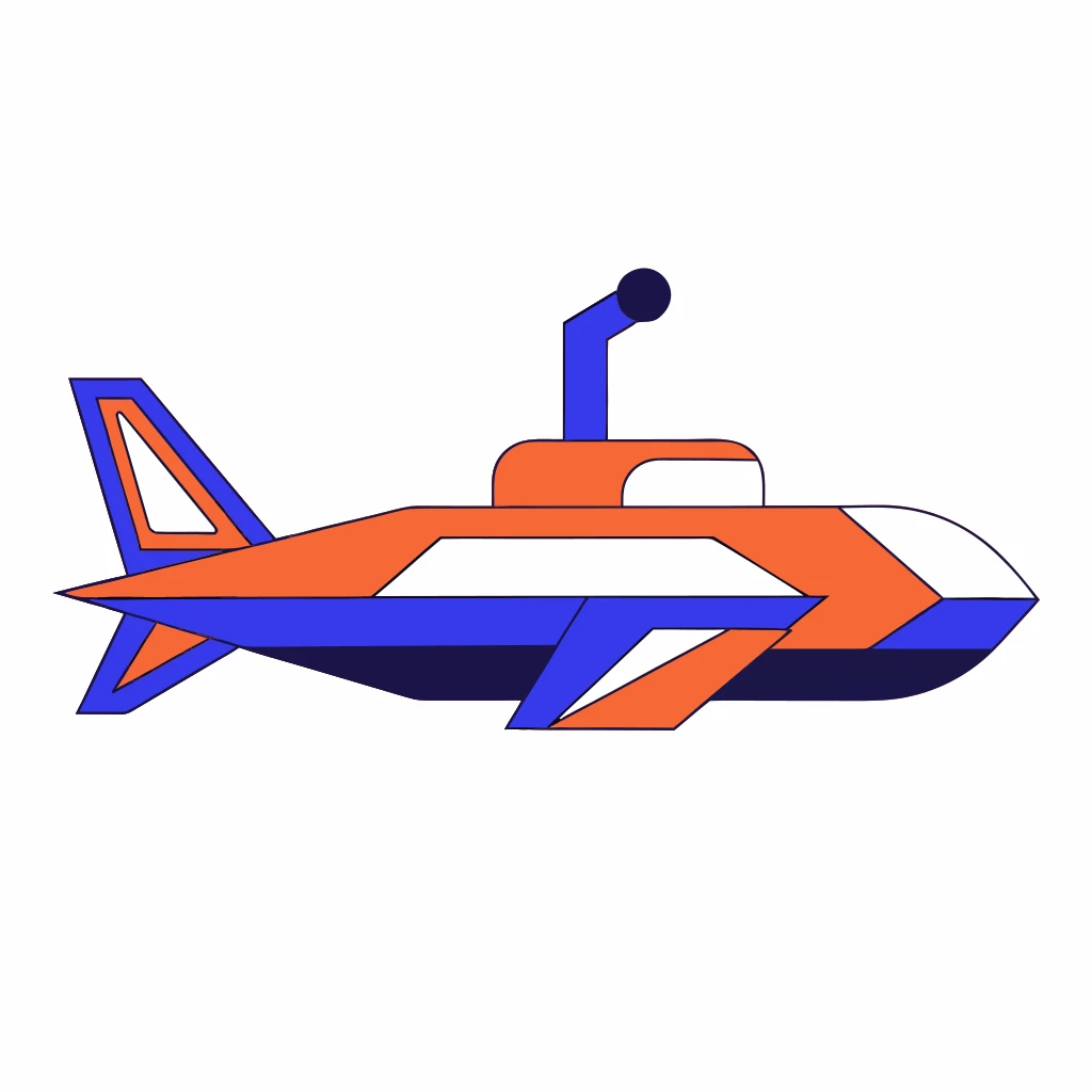Submarine Vector Art