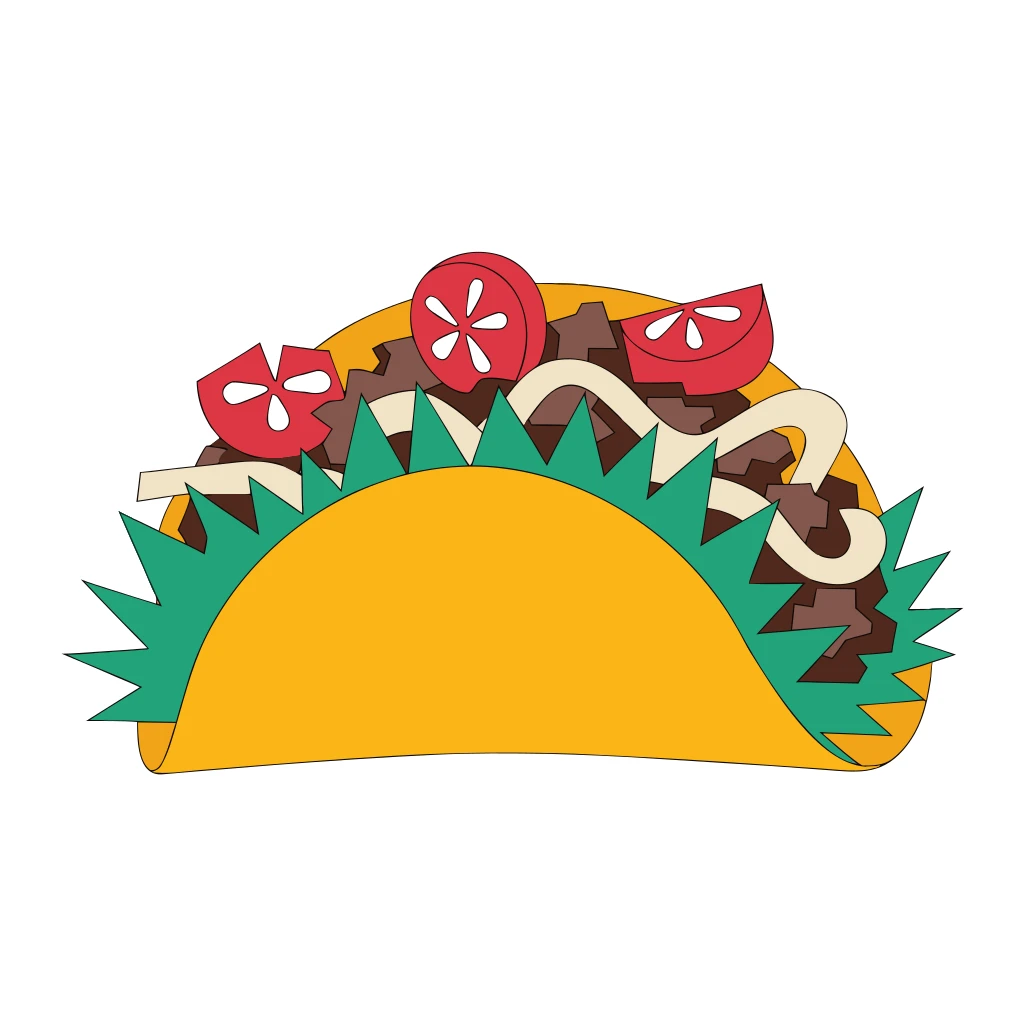 Taco Vector Art