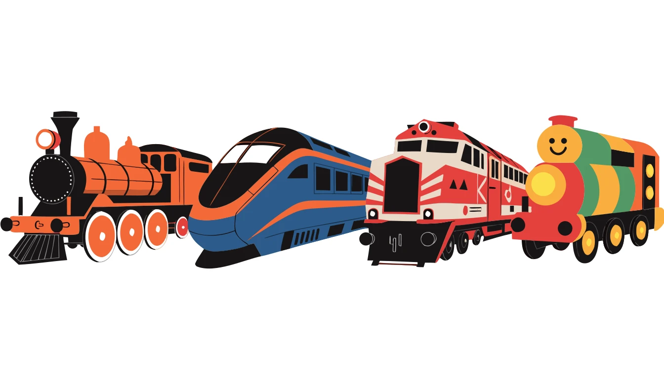 Patternful AI — Endless Train Locomotive Design Possibilities