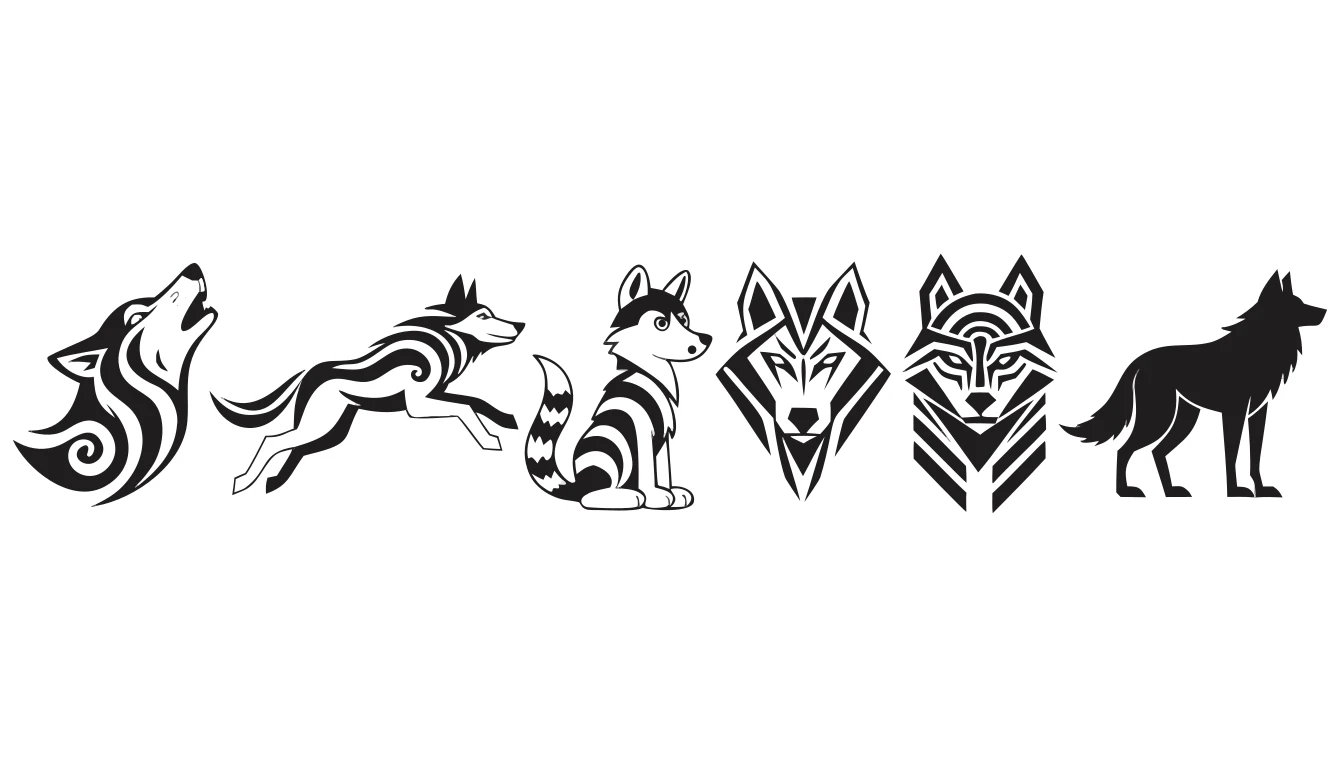 Patternful AI — Versatile Wolf Designs for Every Project