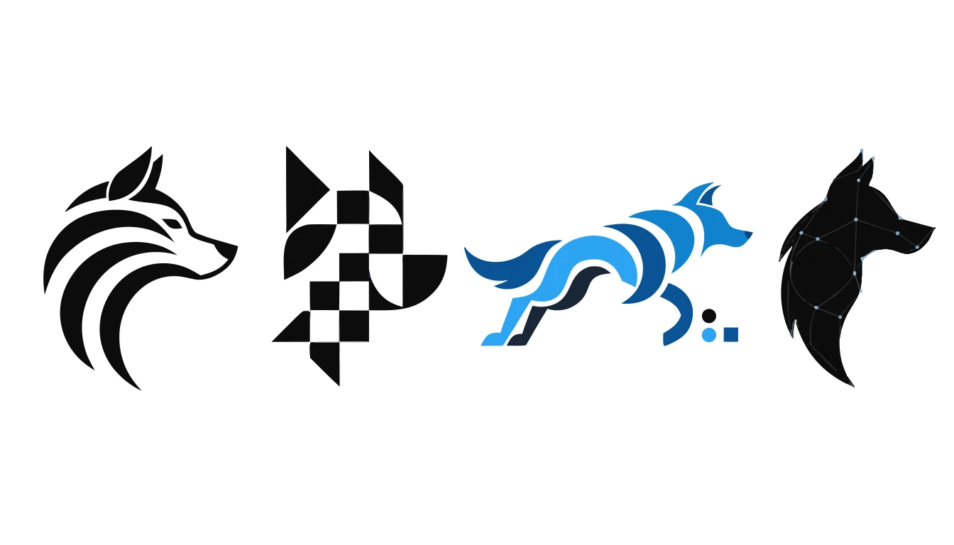 Patternful AI — Fully Editable Wolf Vector Files