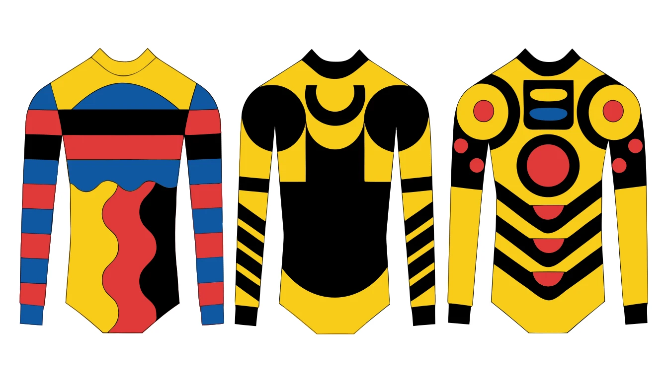 Patternful AI — Versatile Yellow Jersey Designs for Any Project