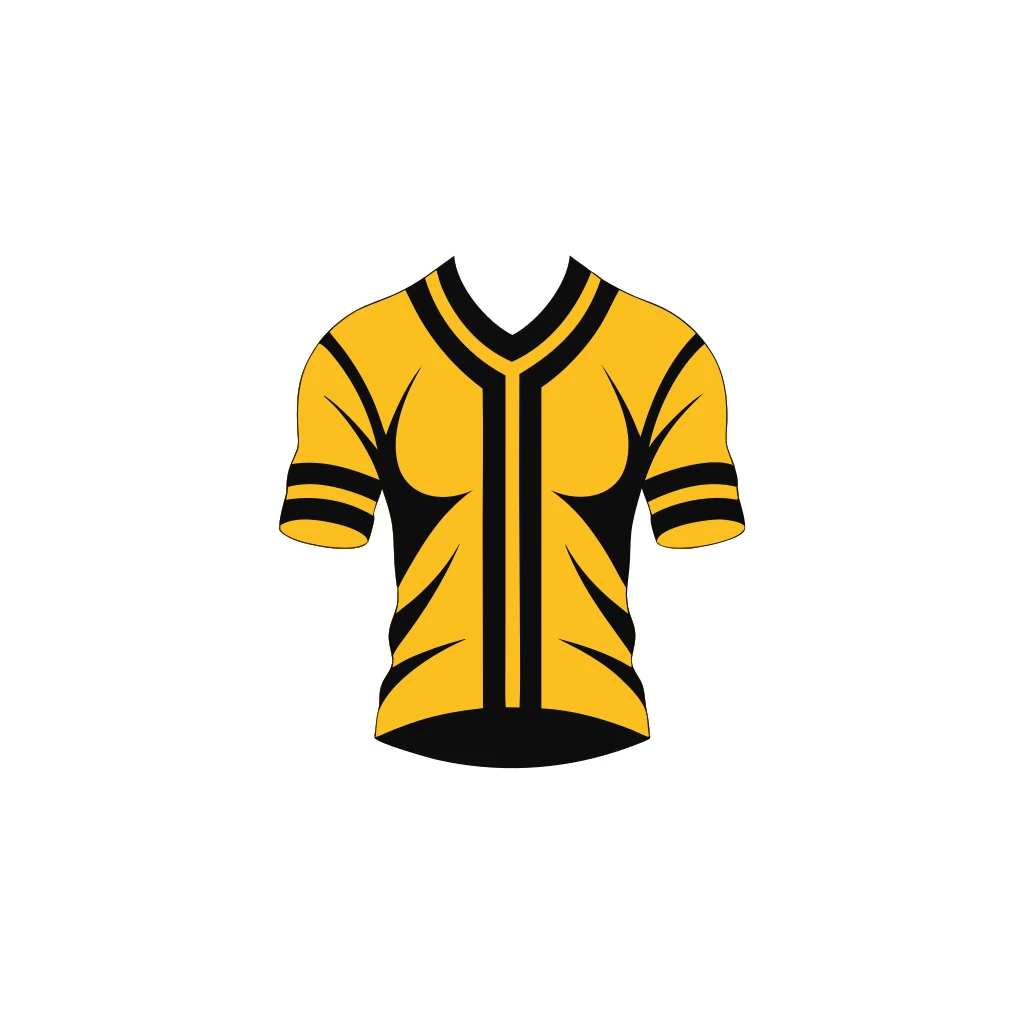 Yellow Jersey Vector Art